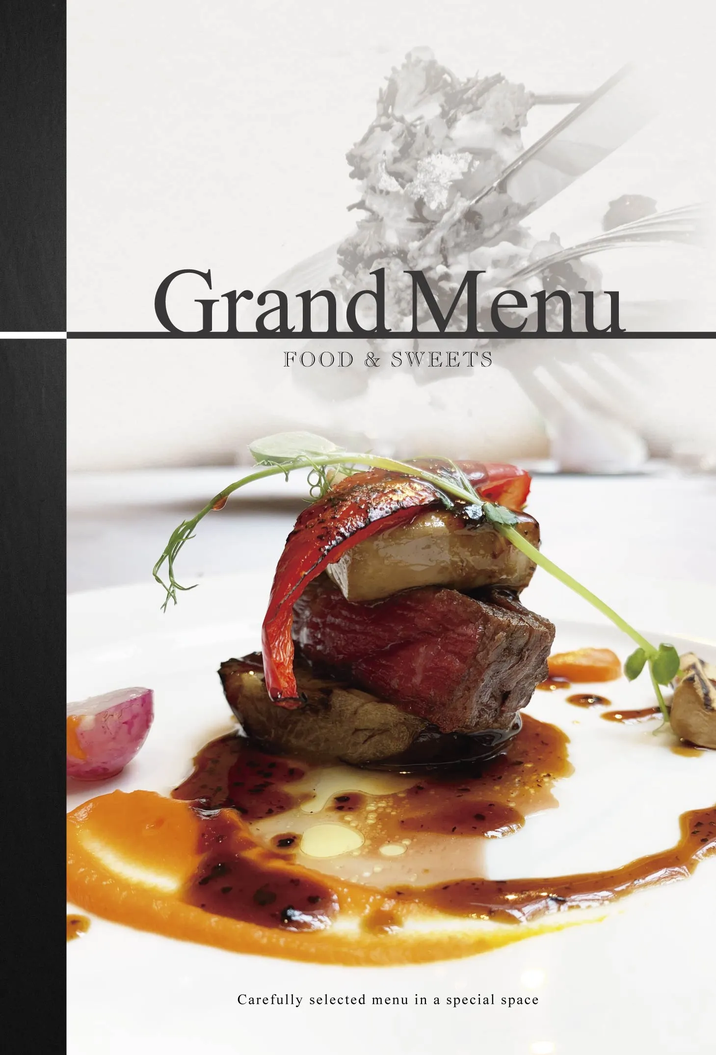 グランドメニューの表紙