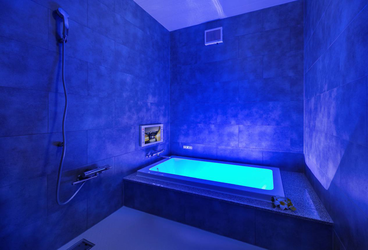 山口県小野田IC近くのラブホテル プレジャーリゾート ソル 小野田店のバスルーム